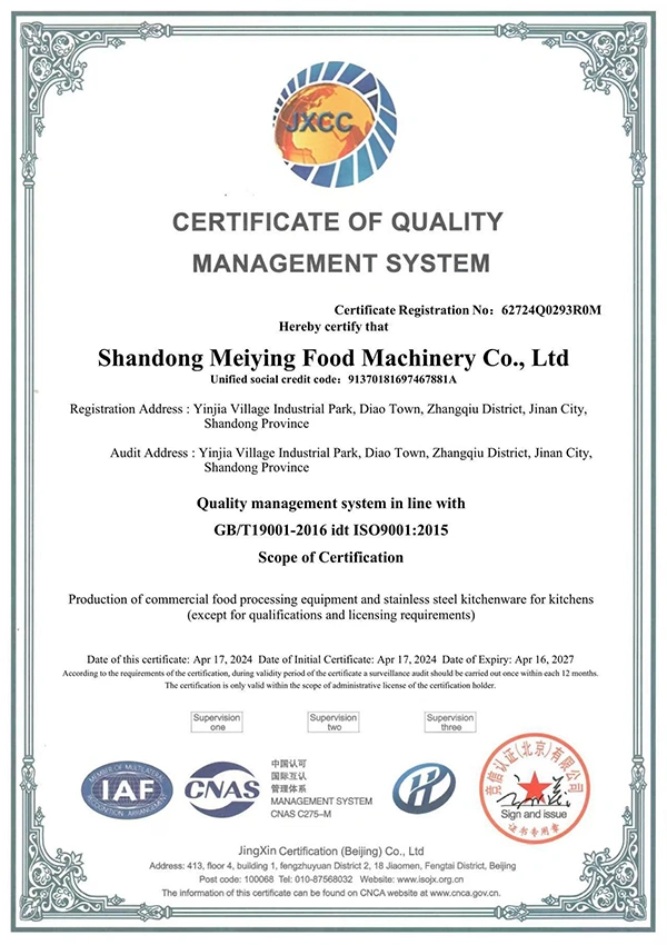 Sistema de gestión de la calidad ISO 9001:2015